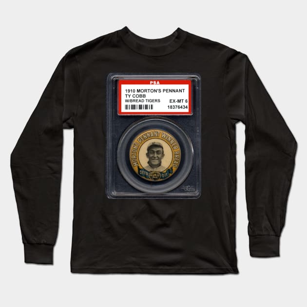 1910 Morton's Pennant Winner Bread Tigers Pins - TY COBB Long Sleeve T-Shirt by anjaytenan